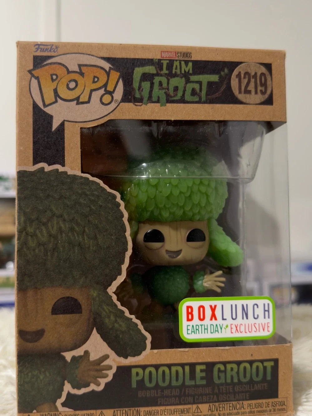 Funko I Am Groot Poodle Pop! Figure - Brown and Green